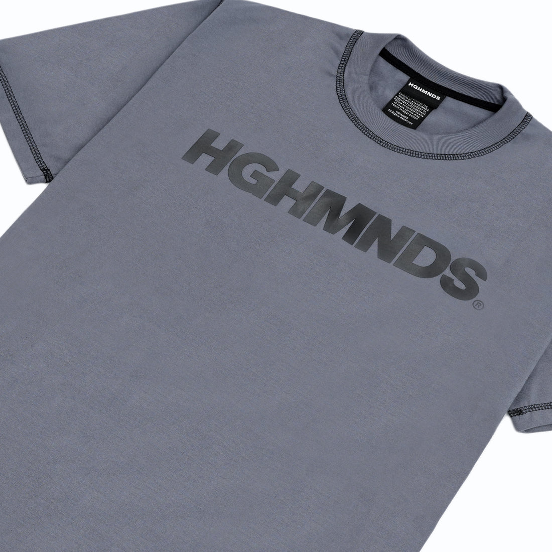 Chest Piece Logo Gray Tee