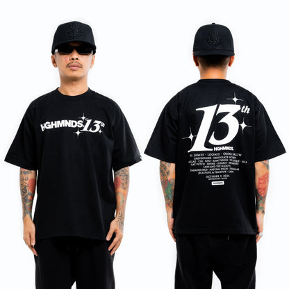 HGHMNDS 13th Line Up Tee