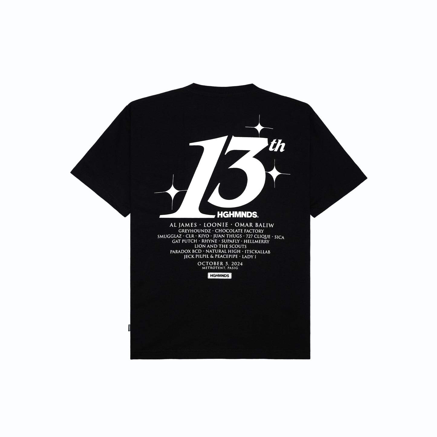 HGHMNDS 13th Line Up Tee