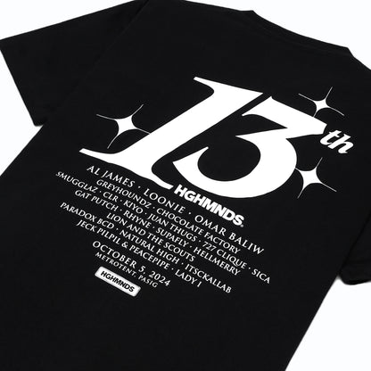 HGHMNDS 13th Line Up Tee