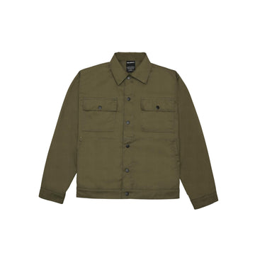 Acumen Button Down Jacket Olive Green