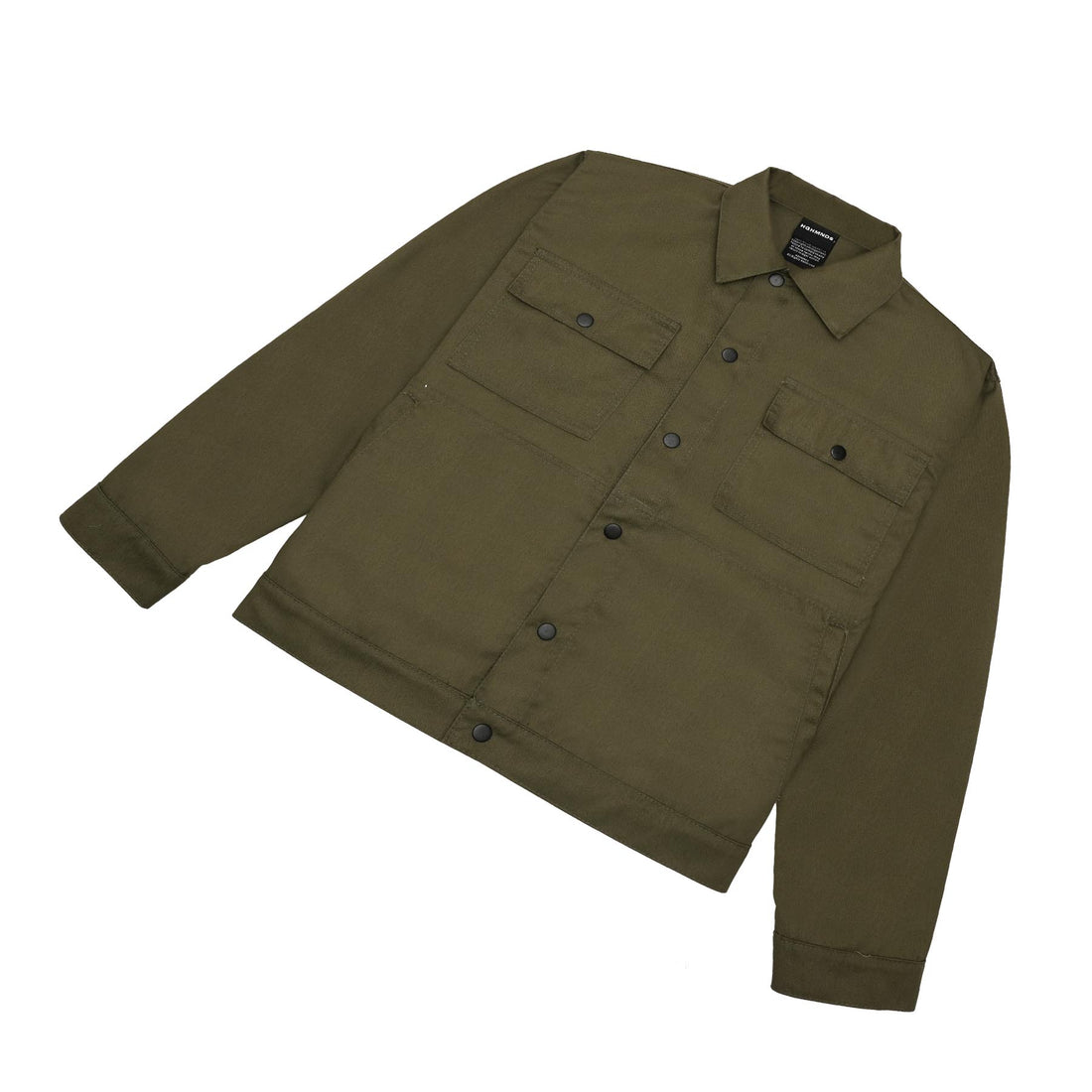 Acumen Button Down Jacket Olive Green