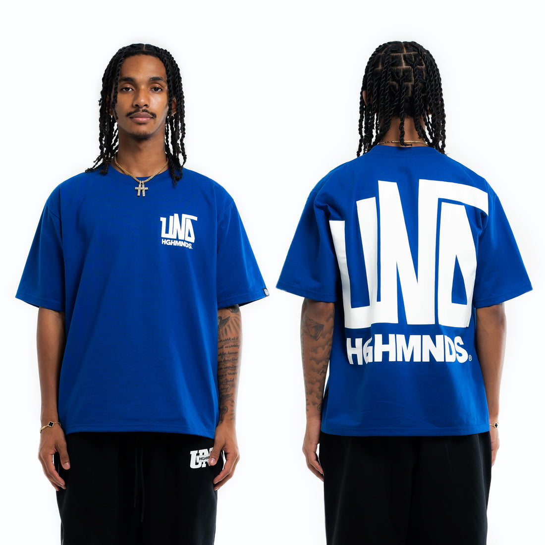 HM X UND -  Foundation Tee Blue