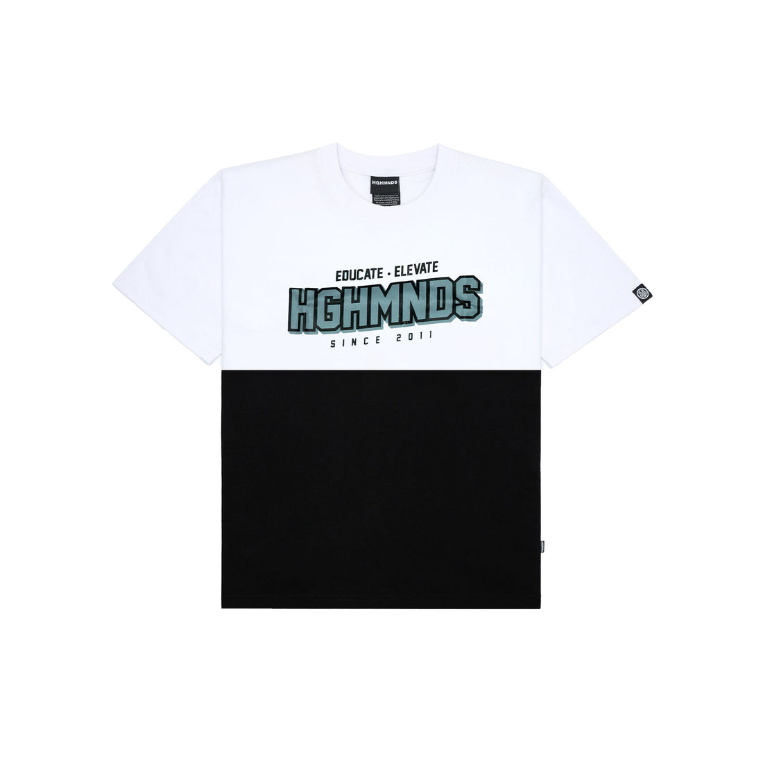 Split White Tee