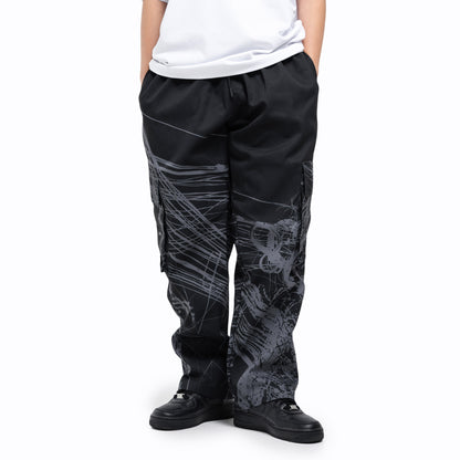 Cable Collage Cargo Pants