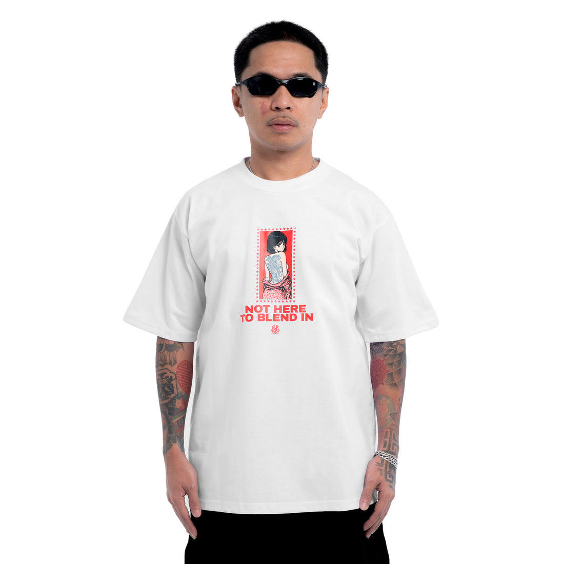 Backpiece White Tee