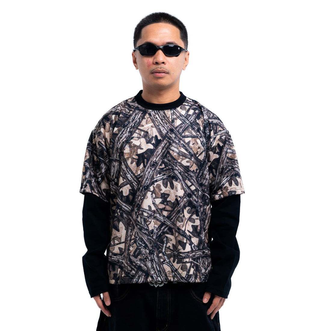 Forest View Layered Longsleeves (Brown)