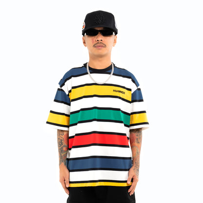 Polychromic Striped Tee