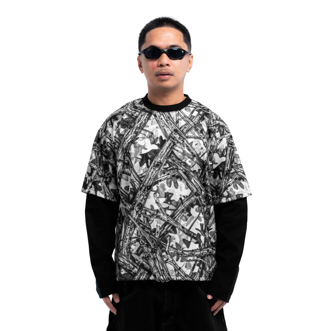 Forest View Layered Longsleeves (White)