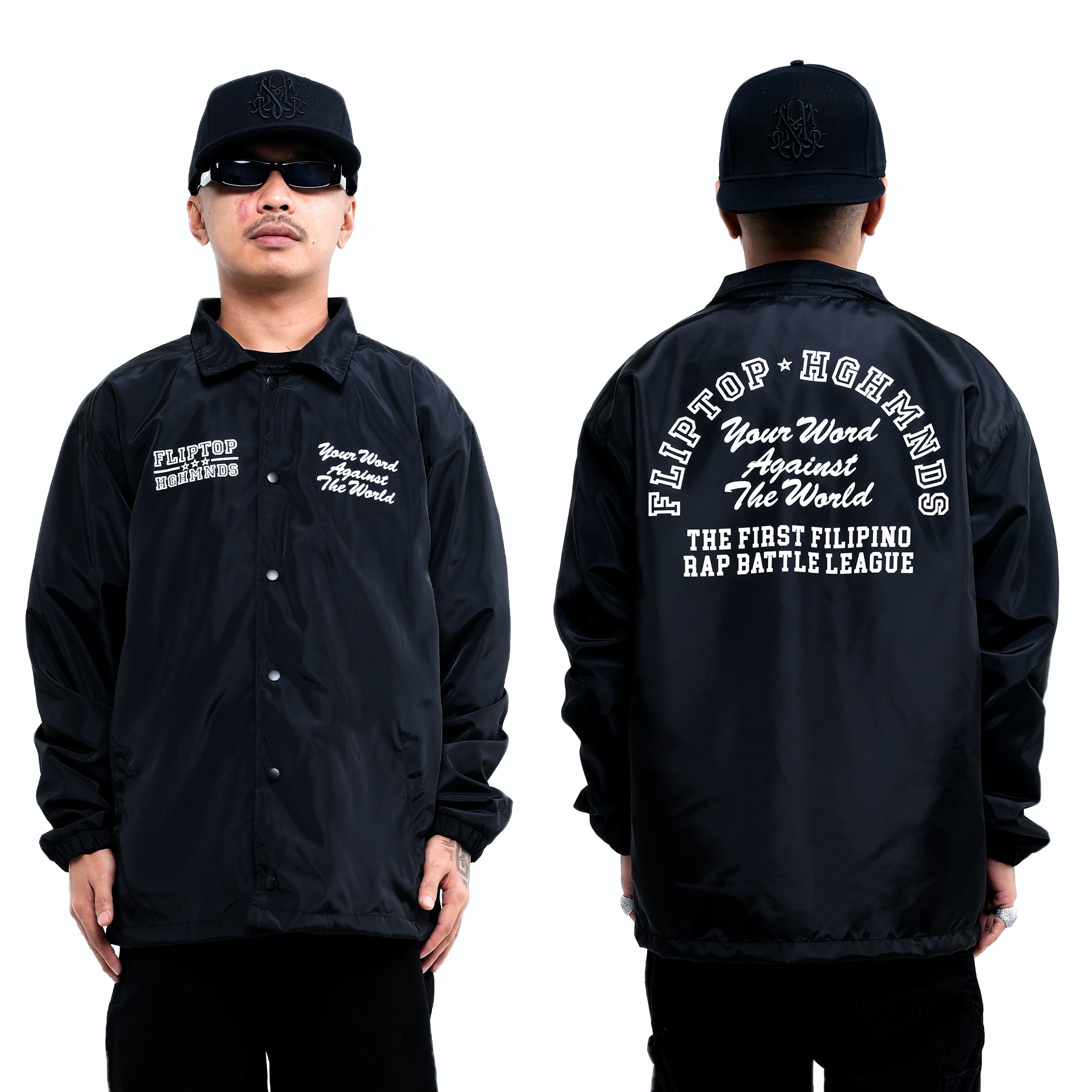 WAM Wait a minutes Coach Jacket ブラック