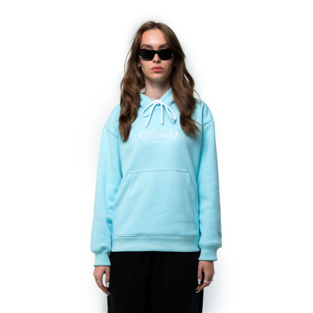 Manuscript Sky Blue Hoodie