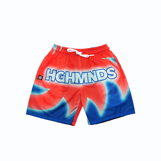 Sky Flame Shorts