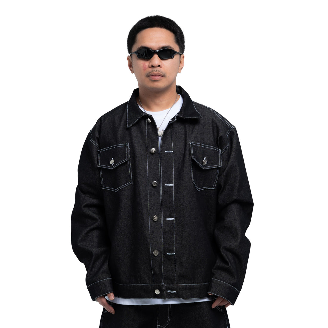 Silver Slate Denim Jacket