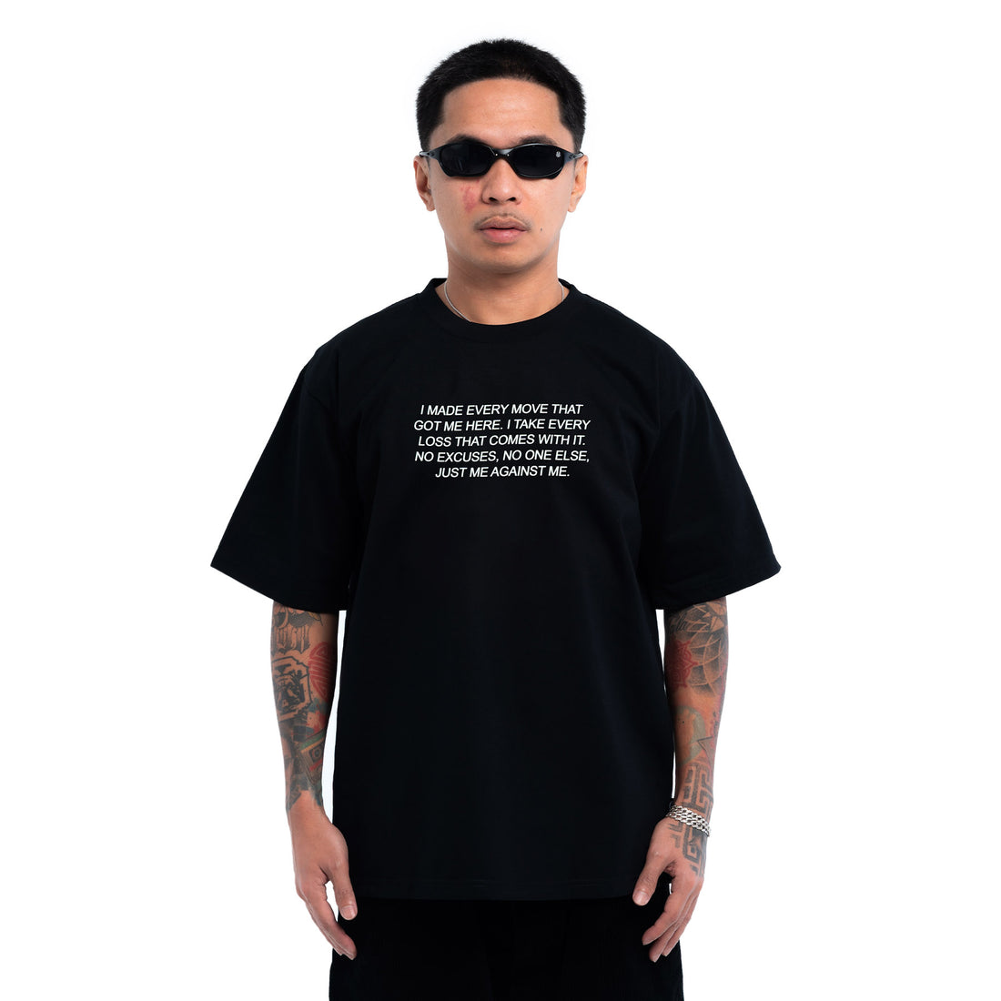 No Excuses Shirt Black Tee