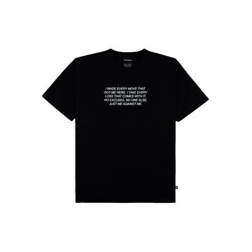 No Excuses Shirt Black Tee