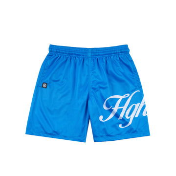 Letter Lean Shorts (Blue)