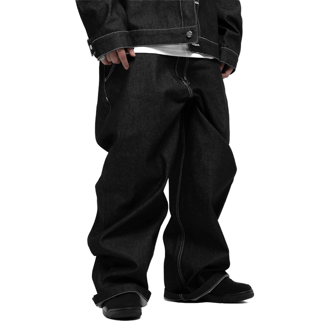 Silver Slate Denim Pants