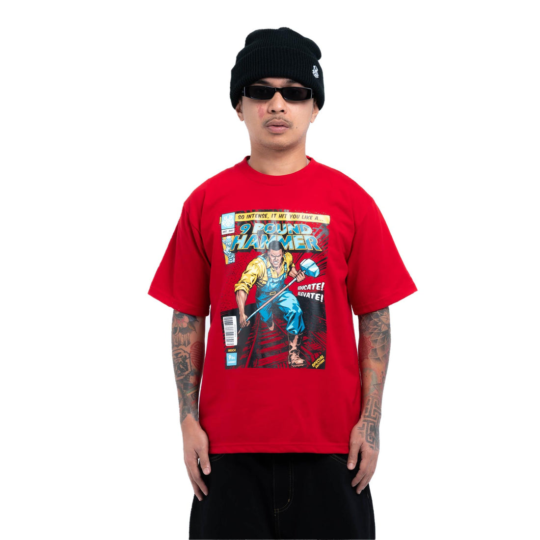 Hammer Smash Tee (Red)