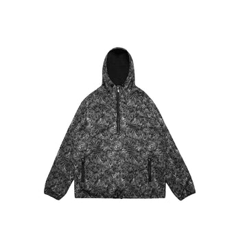 Leaf Landscape Hooded Windbreaker