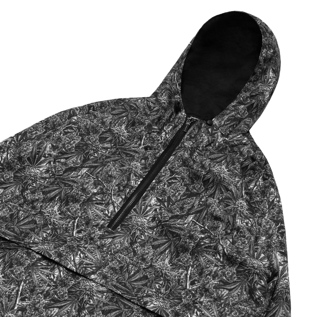 Leaf Landscape Hooded Windbreaker