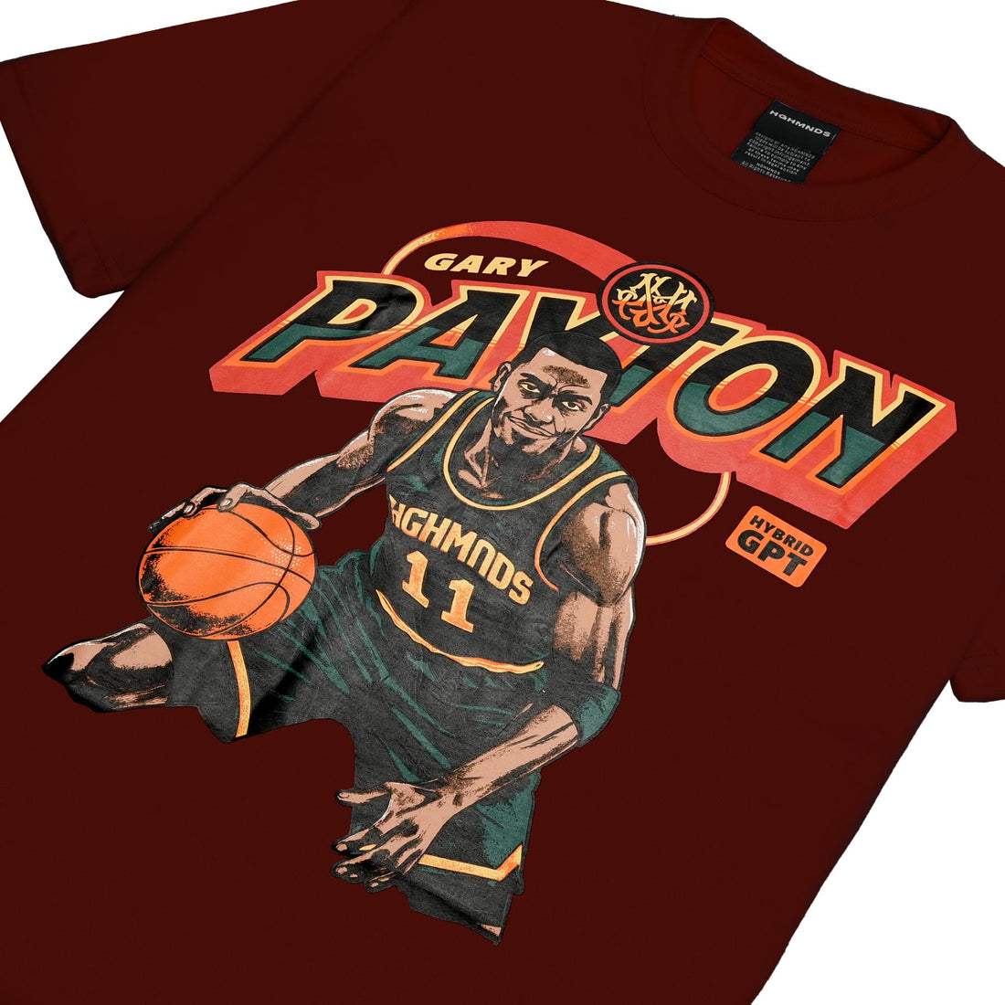 The Payton Tee (Maroon)