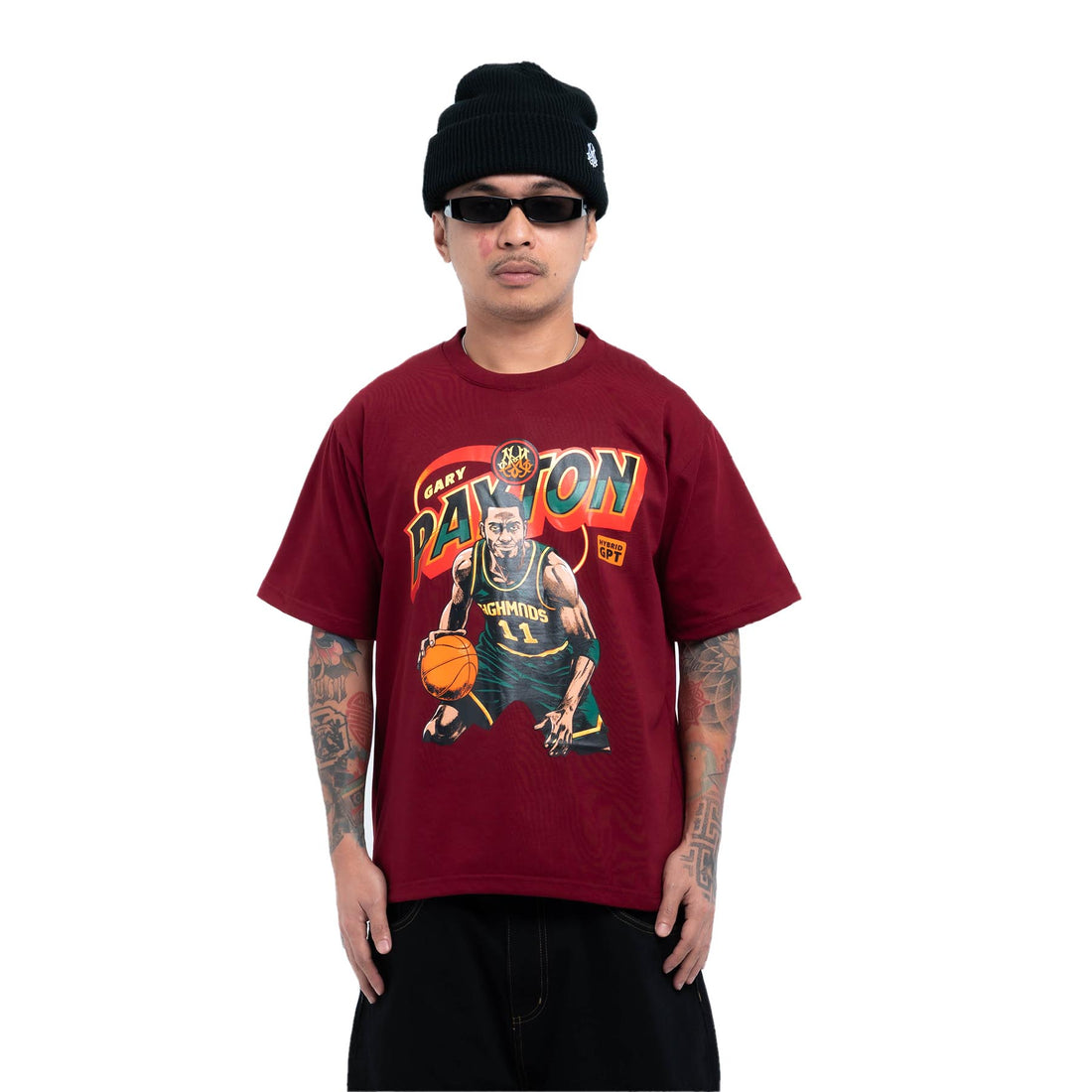 The Payton Tee (Maroon)