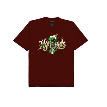 Green Beast Tee (Maroon)