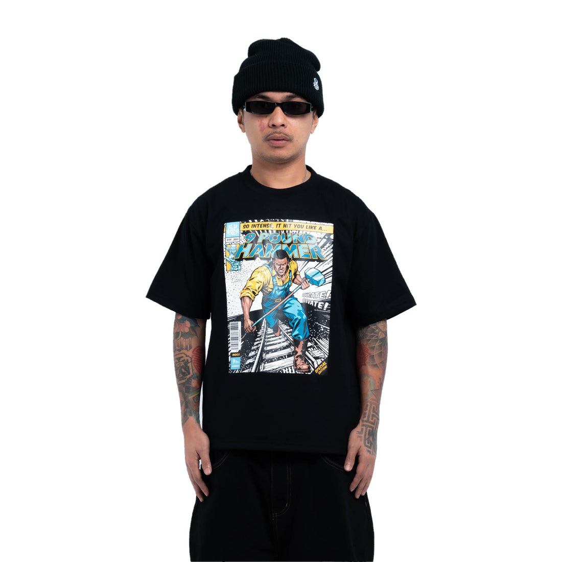 Hammer Smash Tee (Black)