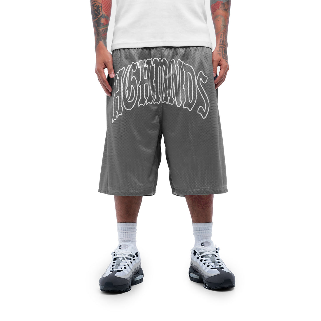 Arc Letter Gray Shorts