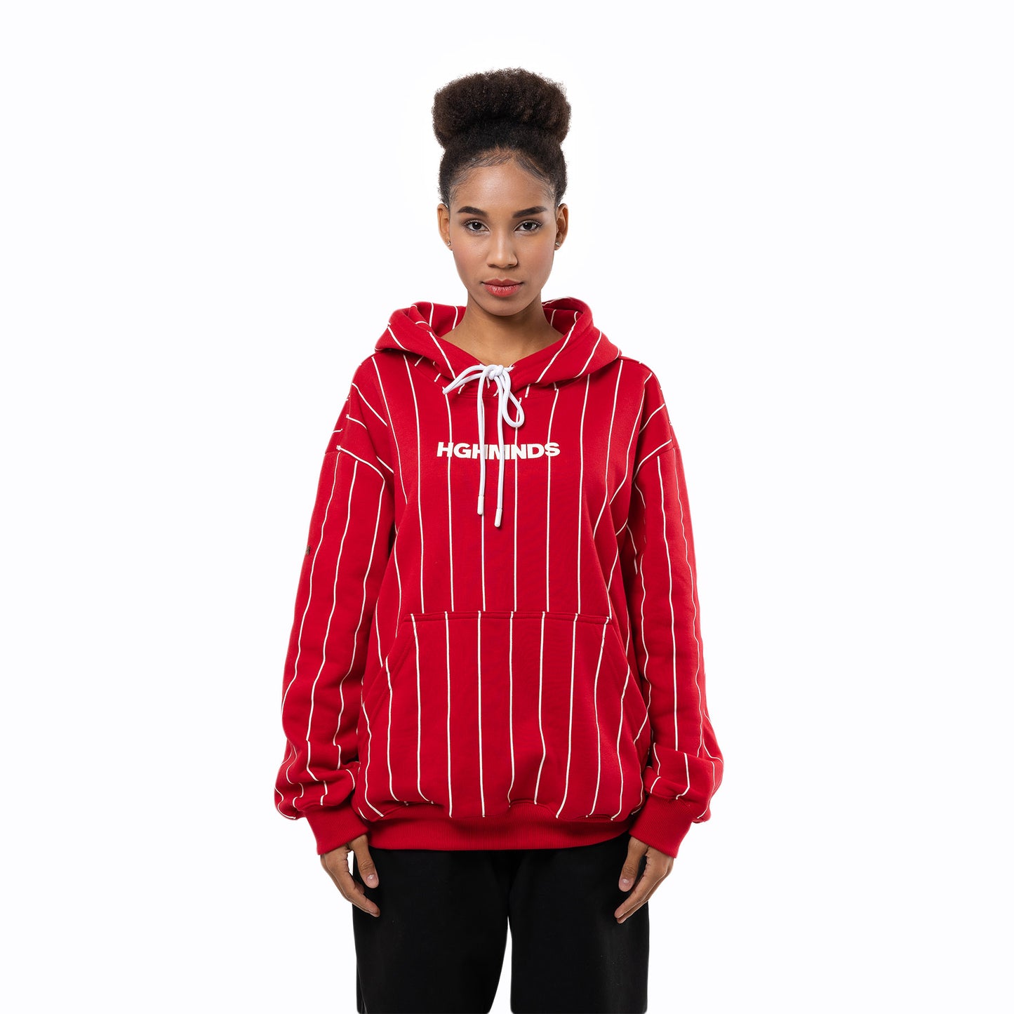 Candy Cane Red Hoodie Jacket