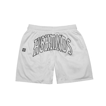 Arc Letter White Shorts