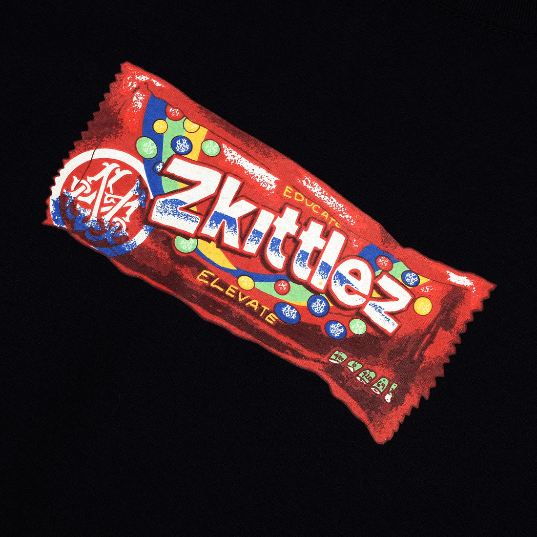 Rainbow Chew Tee (Black)